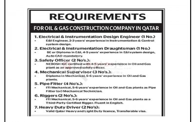 وظائف شاغرة في شركة الغاز والنفط فى قطر